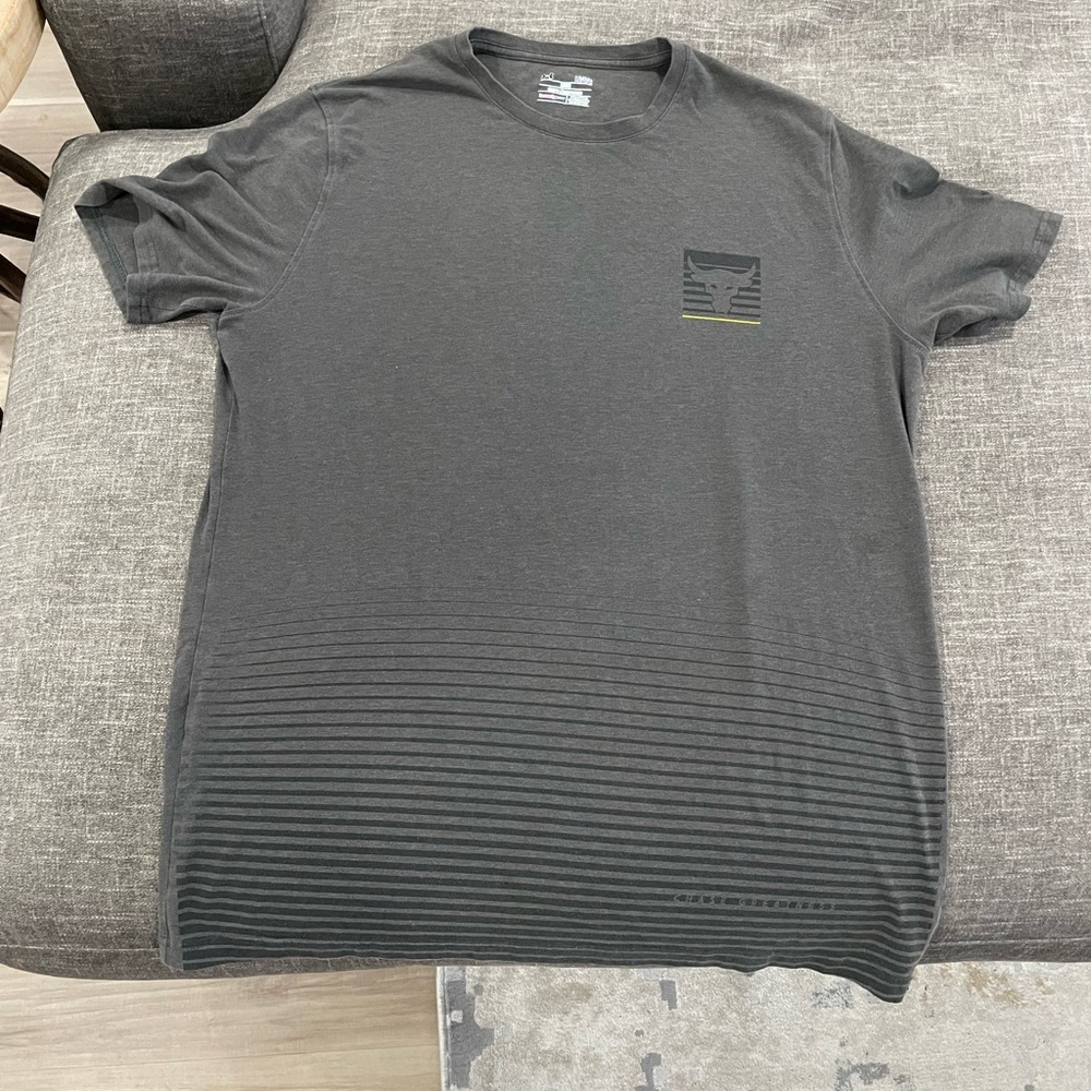 Under Armour Dark Gray Graphic Tee - The Rock